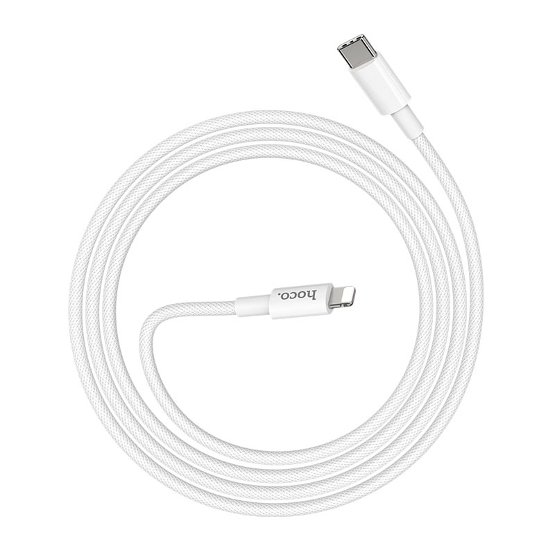 Kabel pro data a nabíjení USB-C - Lightning HOCO X56, 20W, 1m, bílý