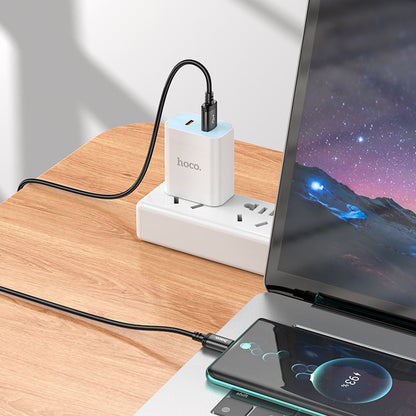 Datový a nabíjecí kabel USB-A - USB-C HOCO X91, 18W, 3m, černý