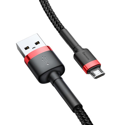 Baseus Cafule USB-A to microUSB Data and Charging Cable, 18W, 2m, Red