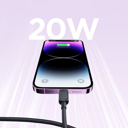 Kabel pro data a nabíjení USB-C - Lightning Joyroom A14, 20W, 1.2m, černý