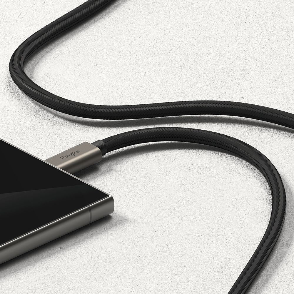 Datový a nabíjecí kabel USB-C - USB-C Ringke 2X2, 240W, 1m, černý