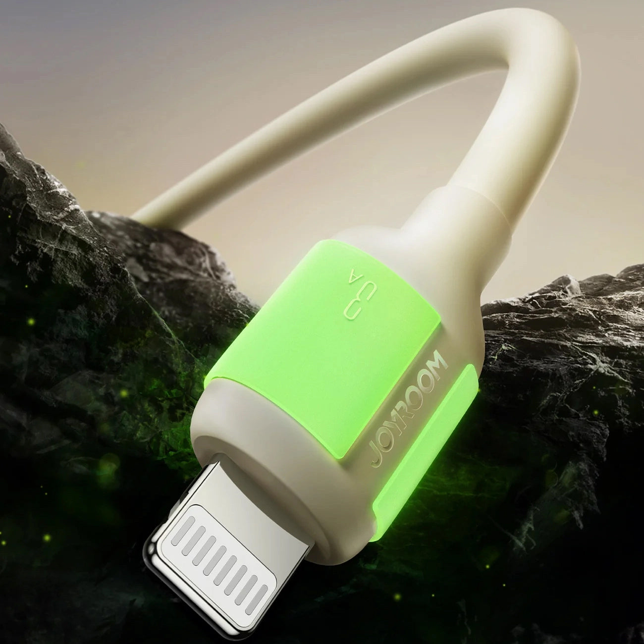 Datový a nabíjecí kabel USB-A - Lightning Joyroom S-A53, 18W, 1,2m, Béžový