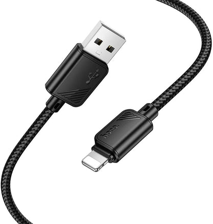 Datový a nabíjecí kabel USB-A - Lightning HOCO X113, 18W, 1m, černý