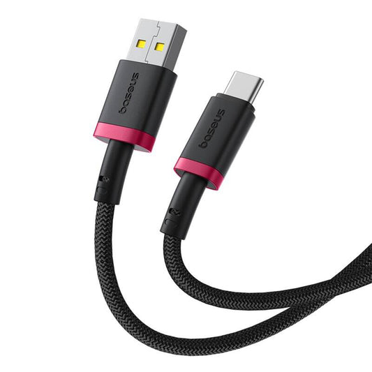 Kabel pro data a nabíjení USB-A - USB-C Baseus Dura Series, 60W, 1m, Červený P10377802U01-01