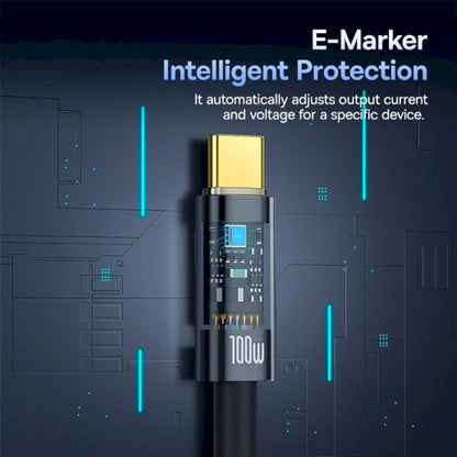 Datový a nabíjecí kabel USB-C - USB-C Baseus Explorer, 100W, 2m, černý P10319704111-00