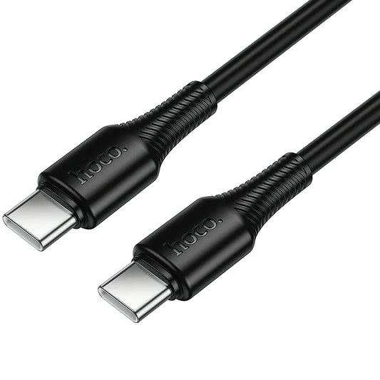 Kabel pro data a nabíjení USB-C - USB-C HOCO X120, 60W, 1m, černý
