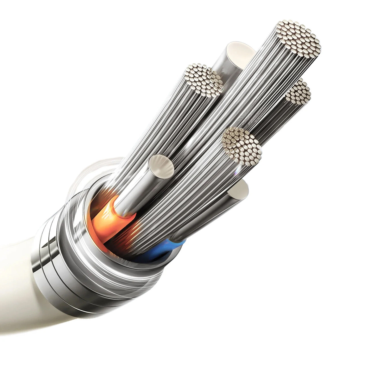 Datový a nabíjecí kabel USB-C - Lightning Joyroom S-A53, 30W, 2m, béžový