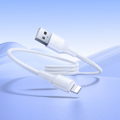 Datový a nabíjecí kabel USB-A - Lightning HOCO X120, 18W, 1m, Bílý