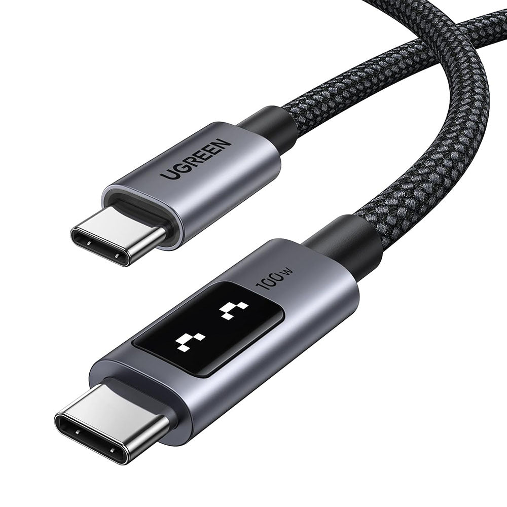 Kabel pro data a nabíjení USB-C - USB-C UGREEN L509, 100W, 0.5m, šedý