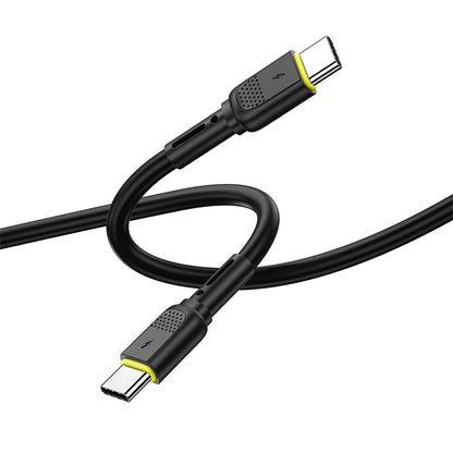 Datový a nabíjecí kabel USB-C - USB-C WiWu Wi-C034, 60W, 1.2m, Černý