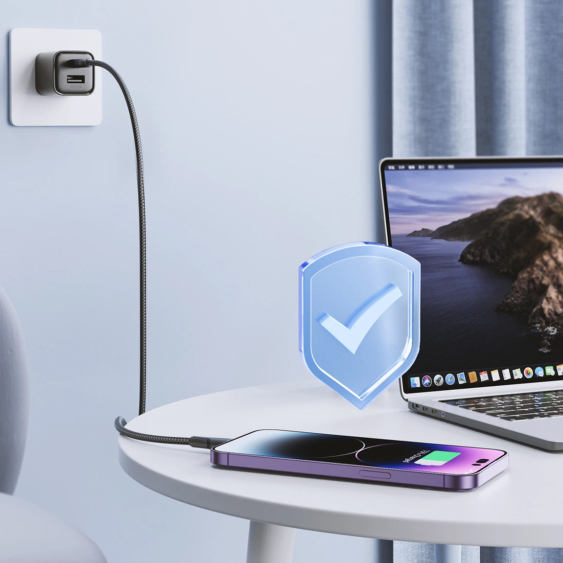 Datový a nabíjecí kabel USB-C - Lightning Joyroom S-A11, 20W, 1.2m, černý