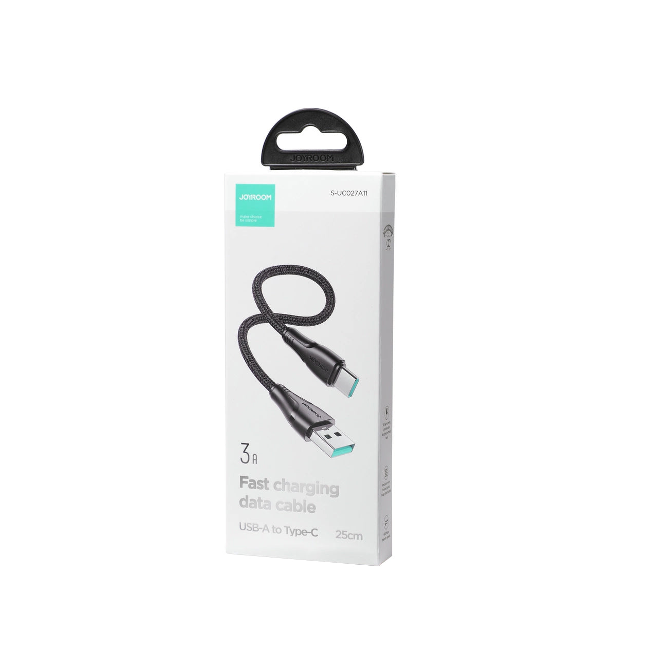 Datový a nabíjecí kabel USB-C - Lightning Joyroom S-A11, 20W, 0.25m, černý