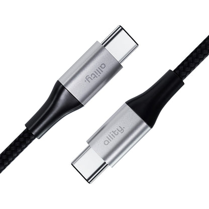 Kabel pro data a nabíjení USB-C - USB-C Allity. AUC-01, 100W, 1m, černý