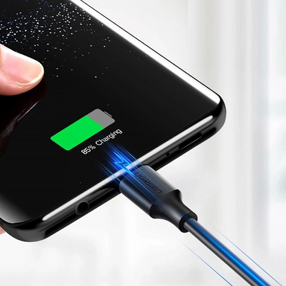 Datový a nabíjecí kabel USB-A - USB-C UGREEN US184, 18W, 0.5m, černý