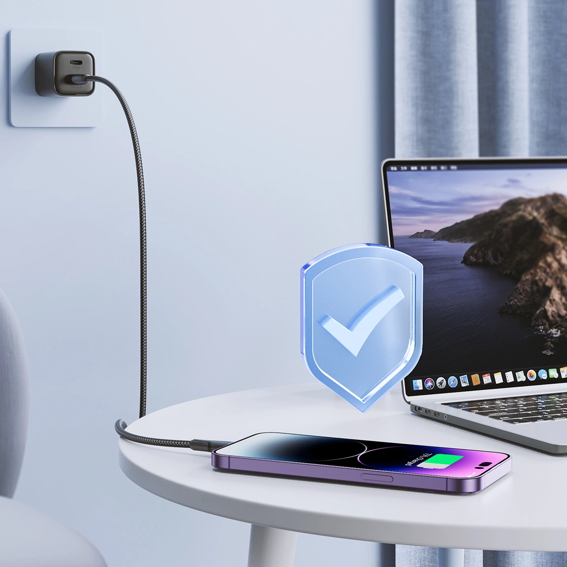 Datový a nabíjecí kabel USB-A - Lightning Joyroom S-A11, 18W, 1.2m, černý