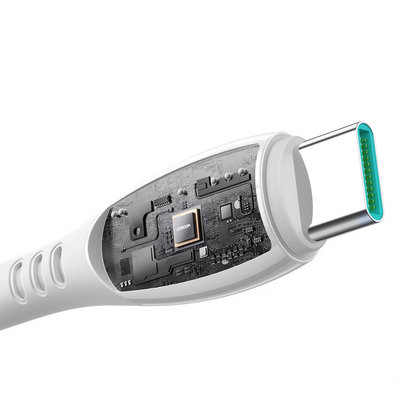 Datový a nabíjecí kabel USB-C - USB-C Joyroom S-A59 Vibrant, 60W, 1.2m, Bílý