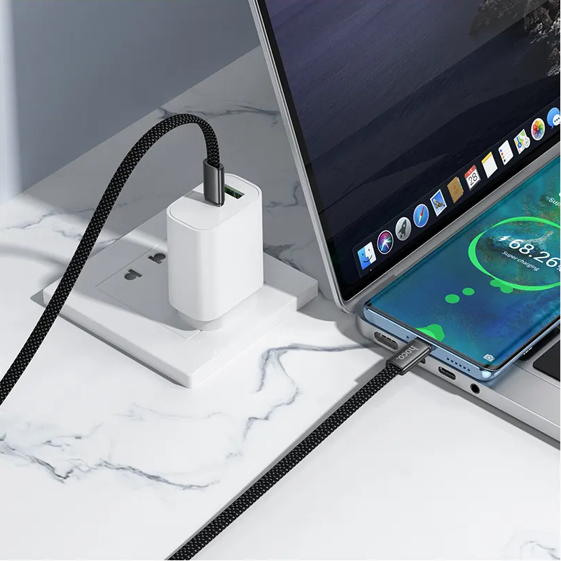 Datový a nabíjecí kabel USB-C - USB-C HOCO X125, 60W, 1m, černý