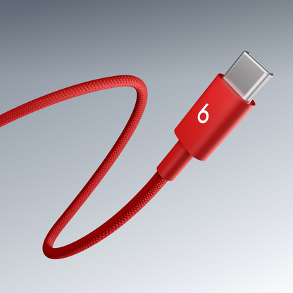 Datový a nabíjecí kabel USB-C - USB-C Beats, 1,5 m, červený MDGF4ZM/A