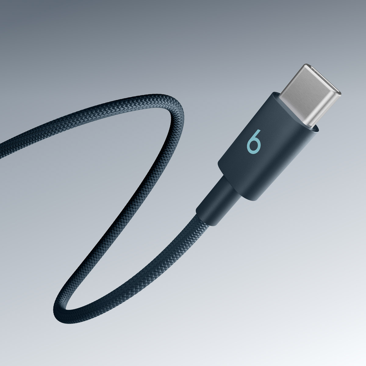 Datový a nabíjecí kabel USB-C - USB-C Beats, 1,5 m, modrý MDGE4ZM/A