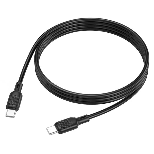 Datový a nabíjecí kabel USB-C - USB-C Borofone BX113 Lenny, 60W, 1m, černý