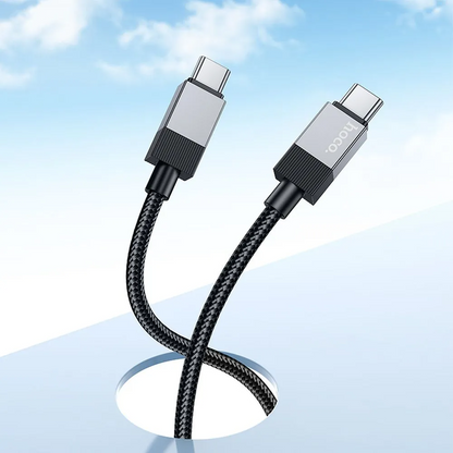 Datový a nabíjecí kabel USB-C - USB-C HOCO X110, 60W, 1m, černý