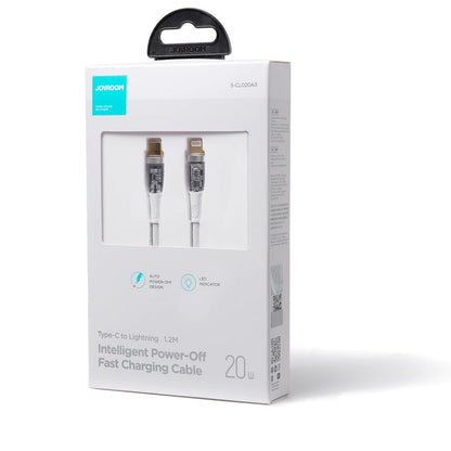 Datový a nabíjecí kabel USB-C - Lightning Joyroom S-CL020A3, 20W, 1,2m, bílý