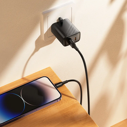 Datový a nabíjecí kabel USB-A - Lightning HOCO X120, 18W, 1m, černý