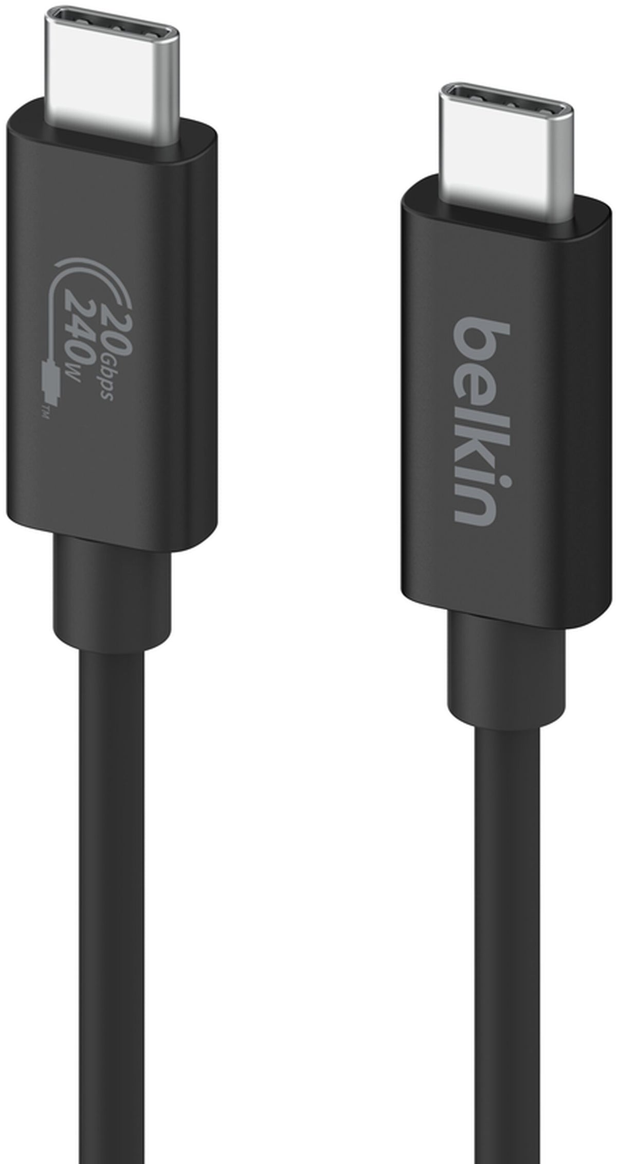 Datový a nabíjecí kabel USB-C - USB-C Belkin Connect, 240W, 2m, černý INZ004bt2MBK