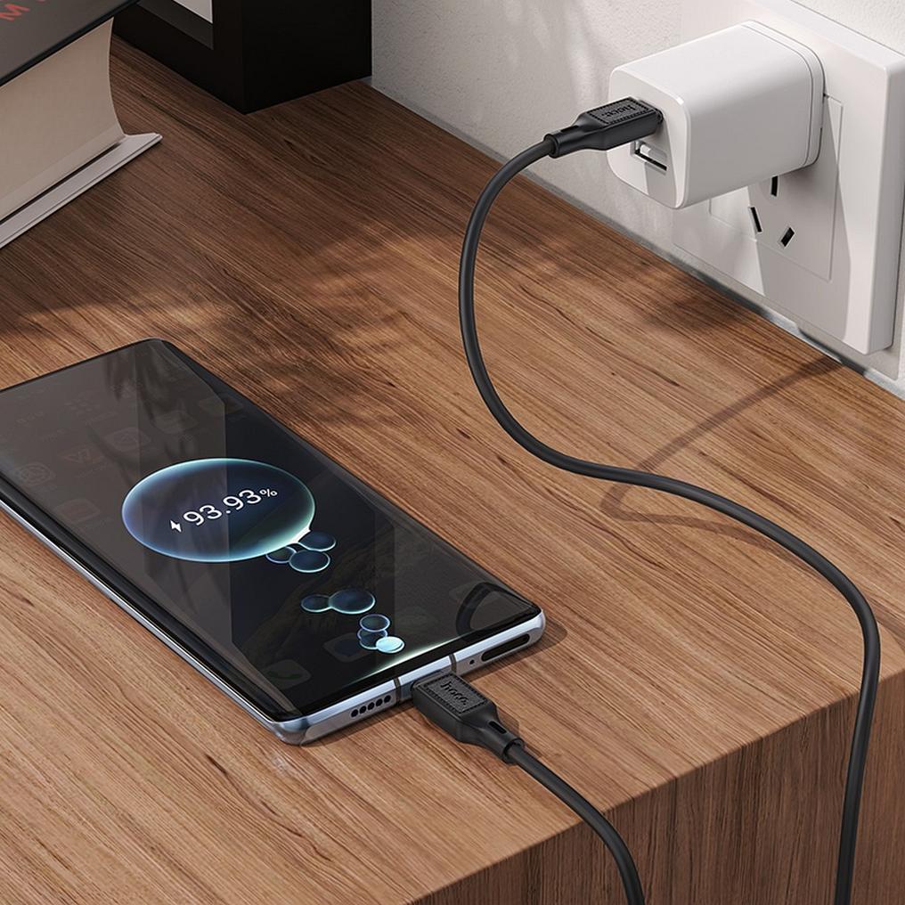 Datový a nabíjecí kabel USB-C - USB-C HOCO X90, 60W, 1m, černý