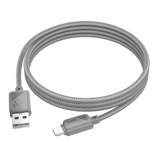 Datový a nabíjecí kabel USB-A - Lightning HOCO X113, 18W, 1m, šedý