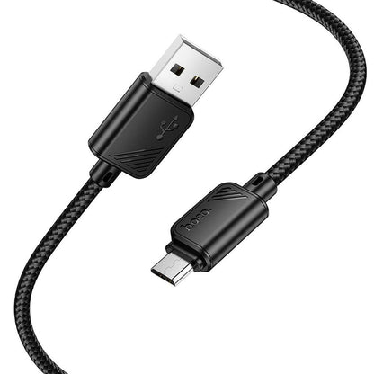 Datový a nabíjecí kabel USB-A - microUSB HOCO X113, 18W, 1m, černý