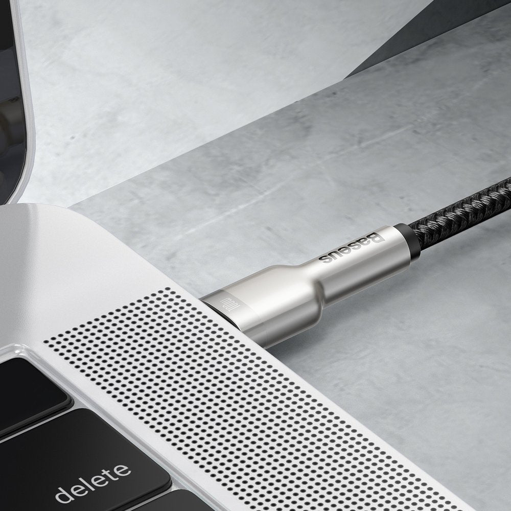 Datový a nabíjecí kabel USB-C - USB-C Baseus Cafule, 100W, 2m, Černý CATJK-D01
