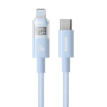 Kabel pro data a nabíjení USB-C - USB-C Baseus Display 2, 100W, 2m, Modrý P10382702311-01