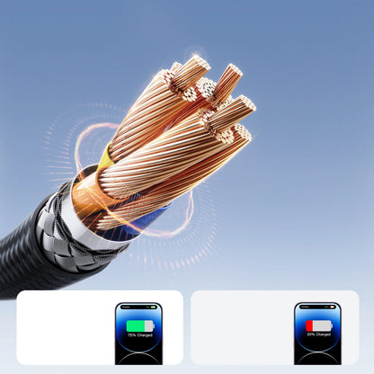 Datový a nabíjecí kabel USB-C - Lightning Joyroom S-A28 Flash, 30W, 1m, černý