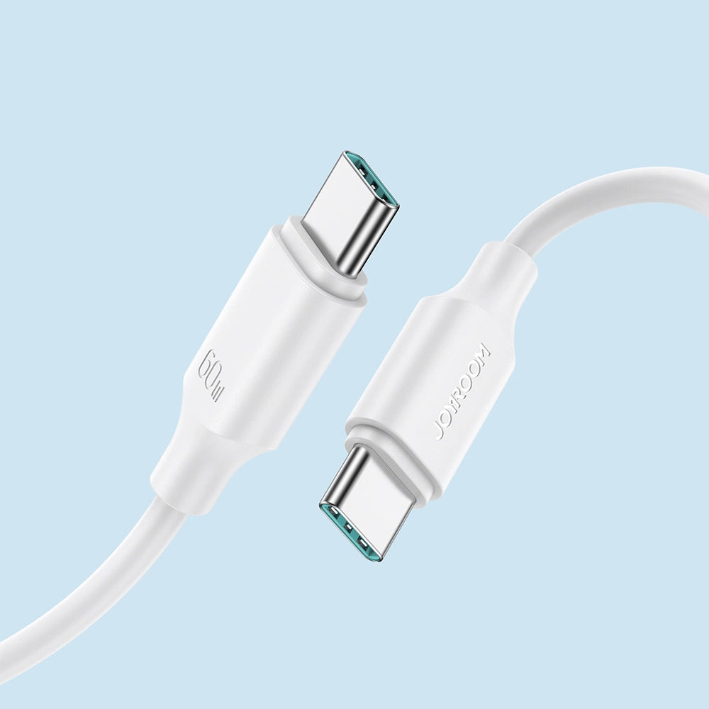 Kabel pro data a nabíjení USB-C - USB-C Joyroom S-A9, 60W, 1m, bílý
