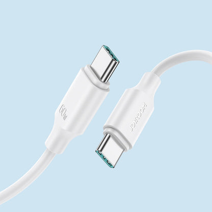 Kabel pro data a nabíjení USB-C - USB-C Joyroom S-A9, 60W, 1m, bílý
