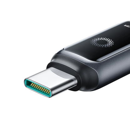 Datový a nabíjecí kabel USB-A - USB-C Joyroom S-A55 StarFlight Display, 66W, 1.2m, černý