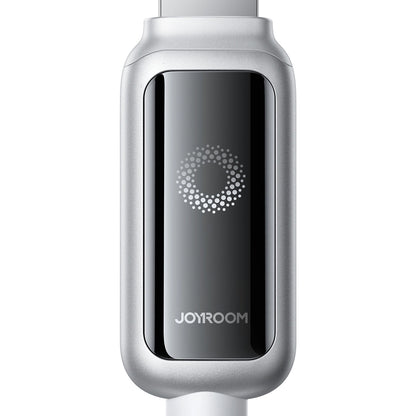 Datový a nabíjecí kabel USB-C - USB-C Joyroom S-A55 StarFlight Display, 100W, 1.2m, Bílý