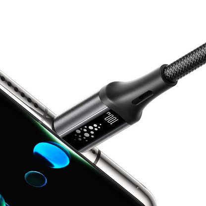 Datový a nabíjecí kabel USB-C - USB-C Joyroom S-A60 StarTalk, 100W, 1.2m, černý