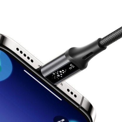 Datový a nabíjecí kabel USB-A - Lightning Joyroom S-A60 StarTalk, 18W, 1.2m, černý