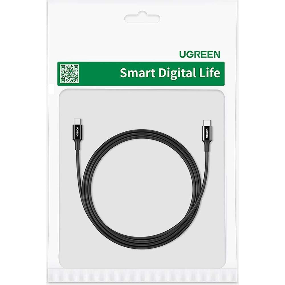 Kabel pro data a nabíjení USB-C - USB-C UGREEN US300, 100W, 2m, černý