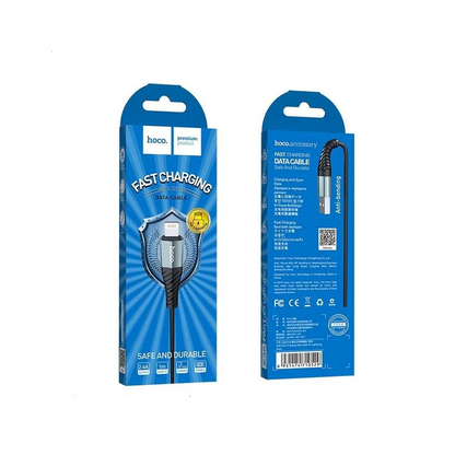 Datový a nabíjecí kabel USB-A - Lightning HOCO X38 Cool, 18W, 1m, černý 