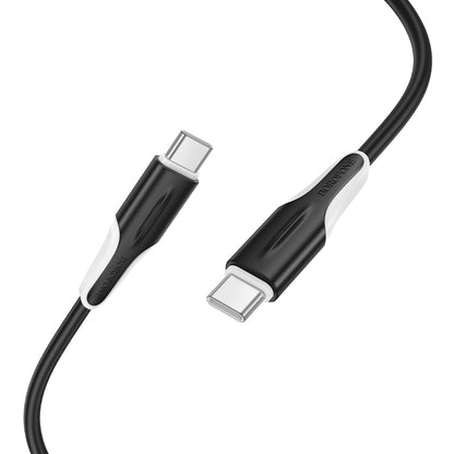 Datový a nabíjecí kabel USB-C - USB-C Borofone BX119 New, 60W, 1m, černý