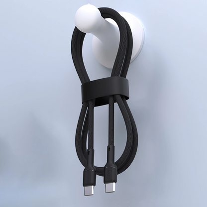 Datový a nabíjecí kabel USB-C - USB-C Dudao L9C Max, 240W, 1,2 m, černý