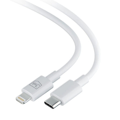 Datový a nabíjecí kabel USB-C - Lightning 3MK Hyper, 20W, 1,2m, bílý