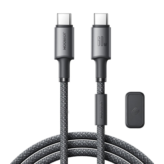 Datový a nabíjecí kabel USB-C - USB-C Joyroom S-A50, 60W, 1.2m, šedý