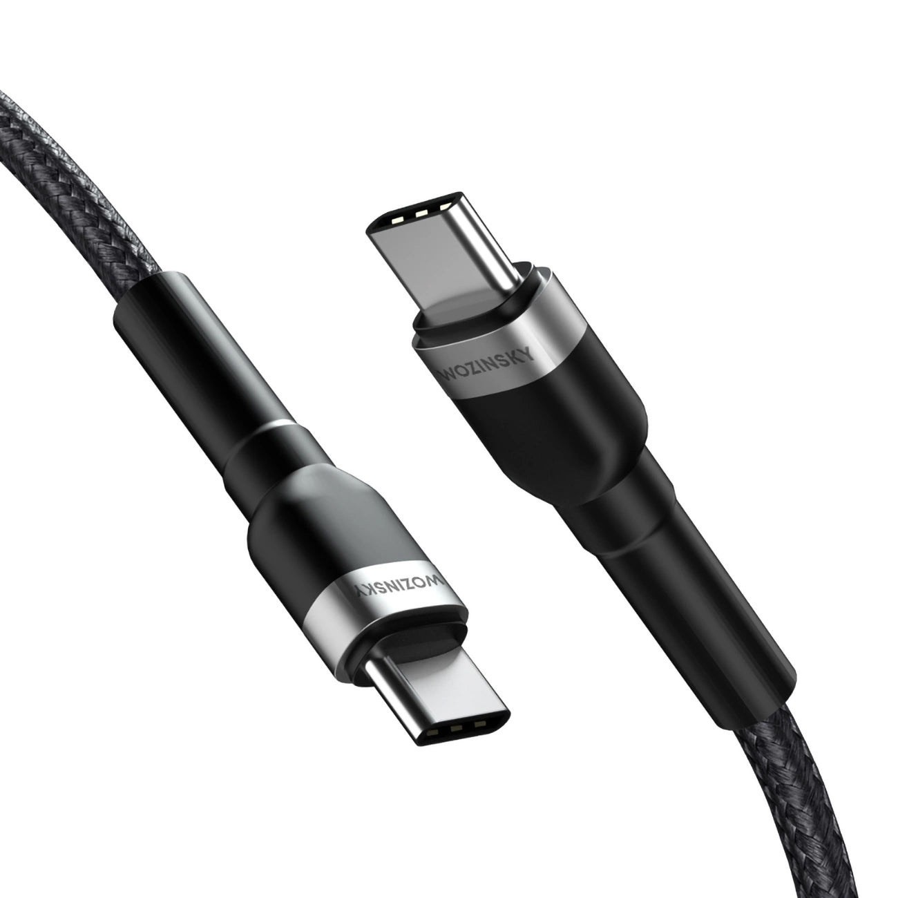 Datový a nabíjecí kabel USB-C - USB-C WZK WNBCC2, 65W, 2m, černý