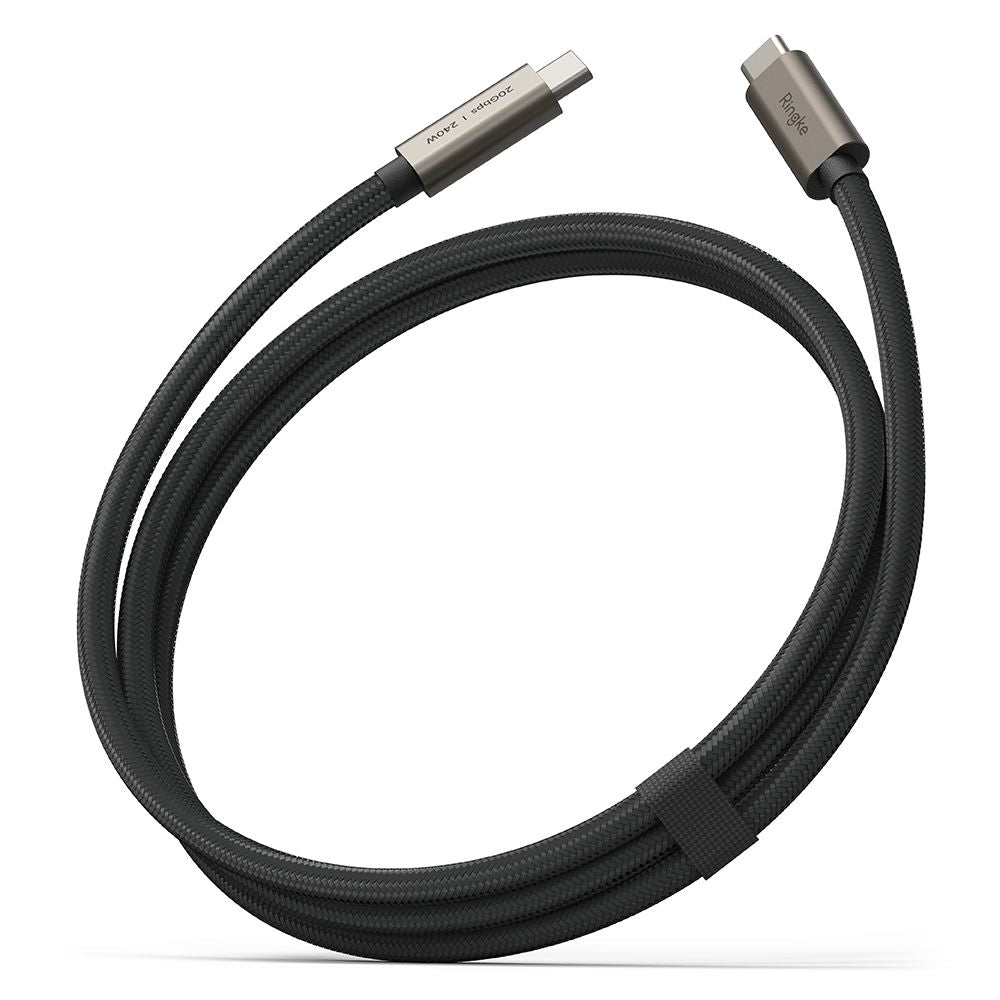 Datový a nabíjecí kabel USB-C - USB-C Ringke 2X2, 240W, 1m, černý