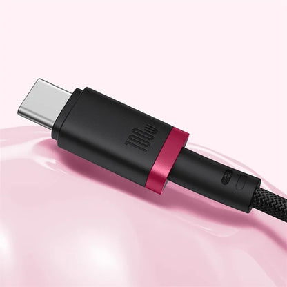 Datový a nabíjecí kabel USB-C - USB-C Baseus Dura Series, 240W, 1m, Červený P10377803U03-01