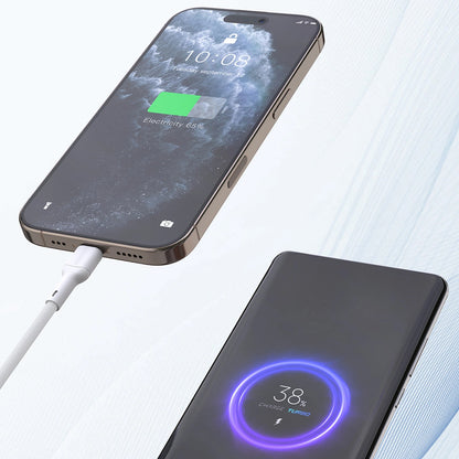 Datový a nabíjecí kabel USB-C - USB-C Dudao L9C, 65W, 1m, Bílý